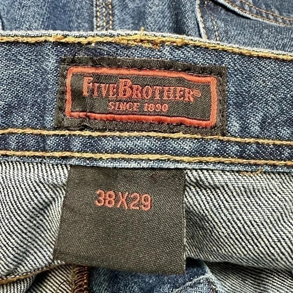 Five Brothers Men’s Carpenter Jeans size 38x29 - Picture 3 of 10